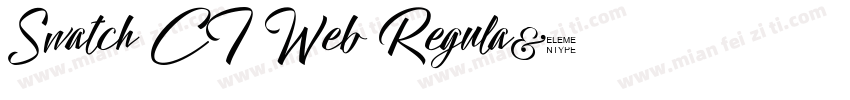 Swatch CT Web Regula字体转换